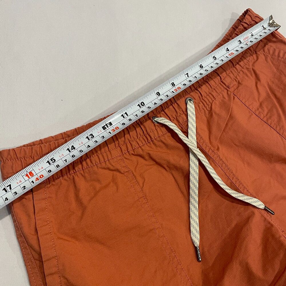 ~ VUORI Med Vintage Ripstop Short DuraTerra Rust Terracotta Womens Cut Off VW385 - Picture 8 of 16
